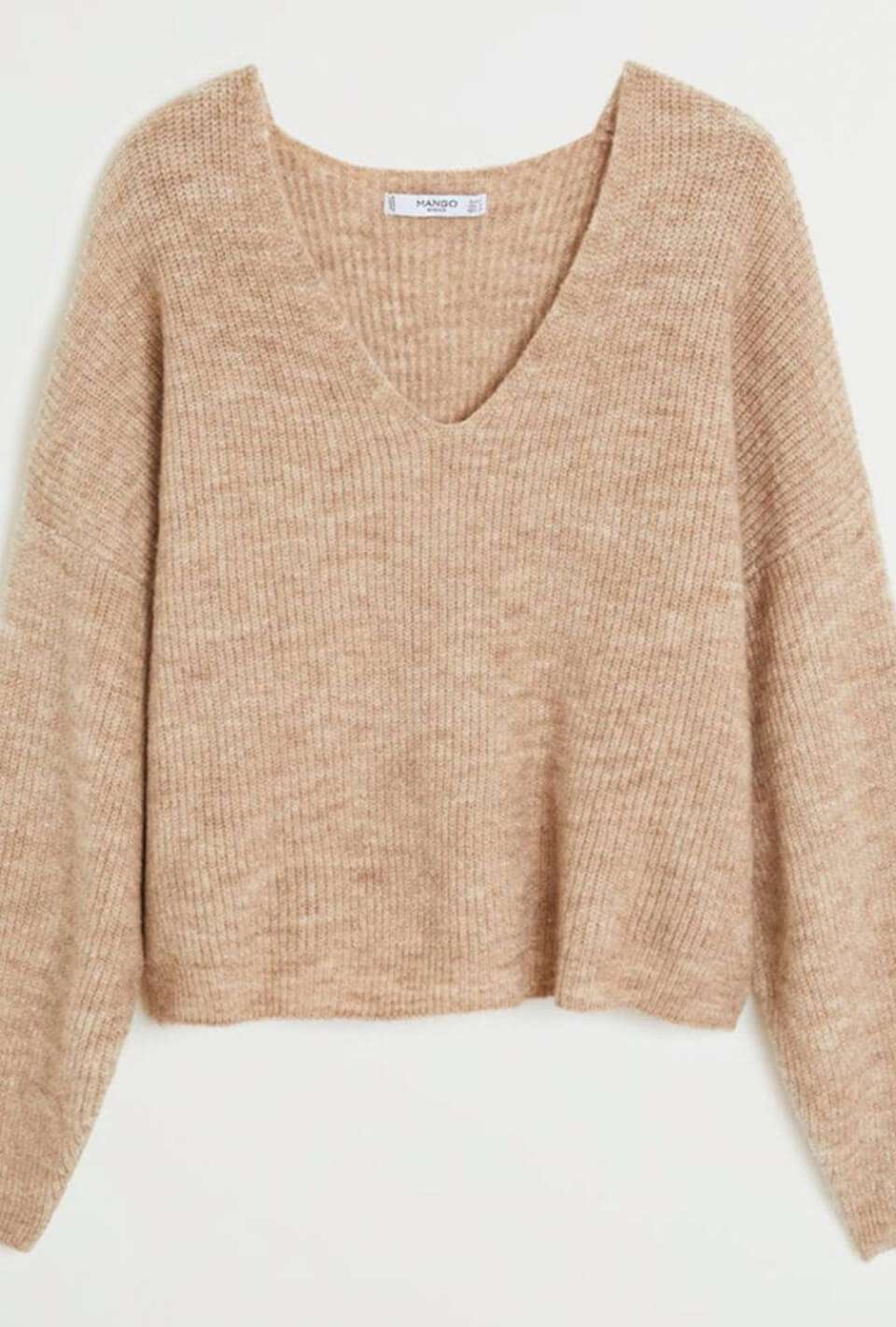 Beige Knitted Sweater