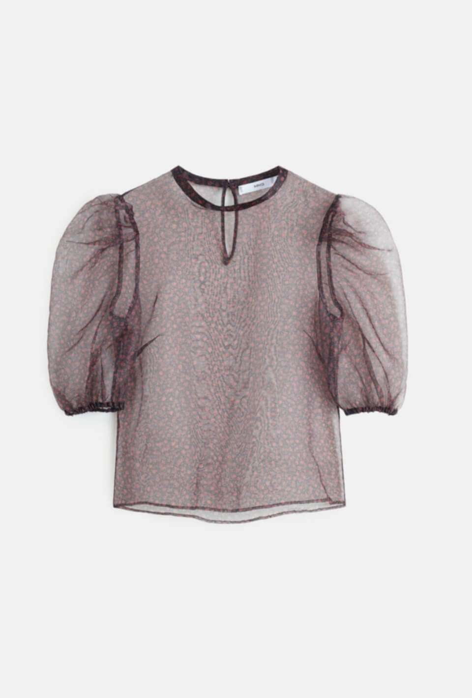 Sheer Black Blouse